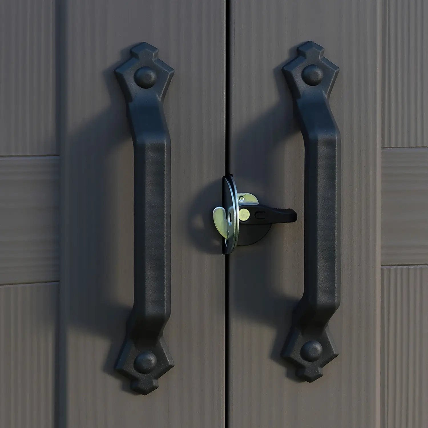 Keter 8’x11′ Factor Heavy Duty Plastic Garden Shed – Beige - Image 8