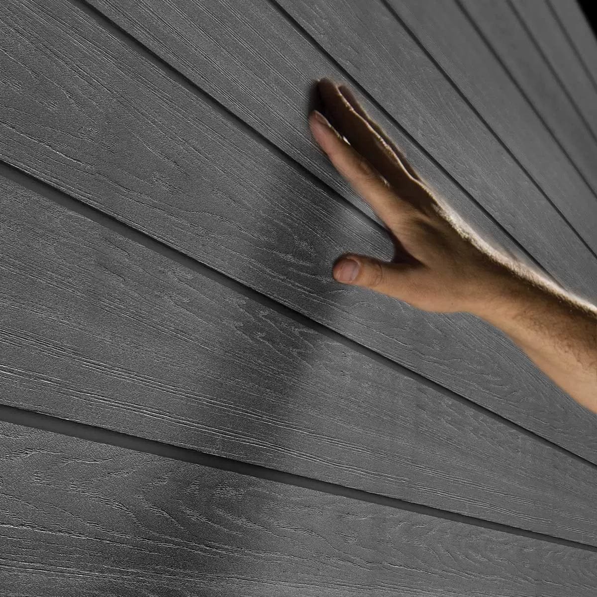 Keter Artisan 7×11 ft Pent Dark-Grey Plastic 2 door Shed with floor & 1 window - Image 4