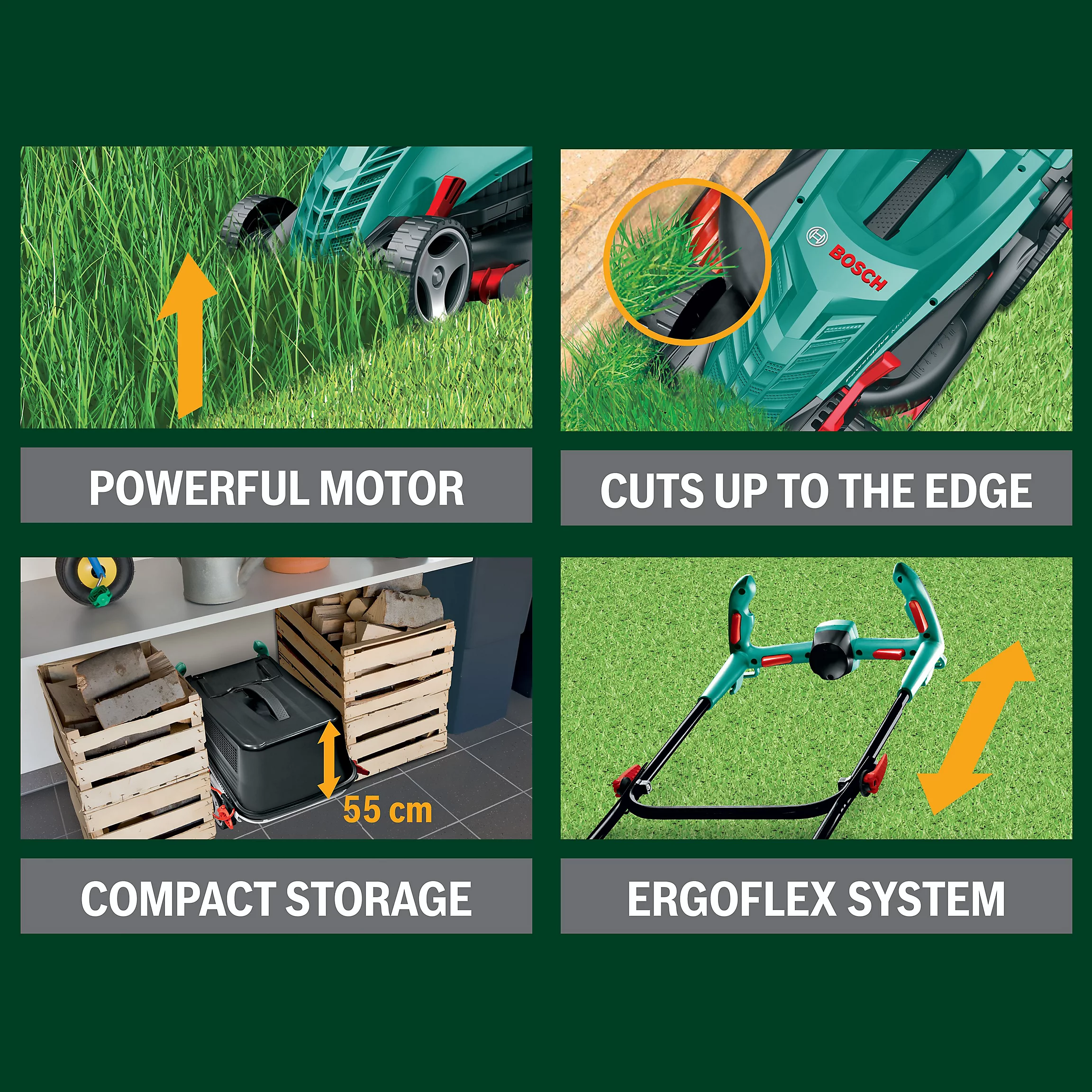 Bosch Rotak 370 ER Corded Rotary Lawnmower - Image 11