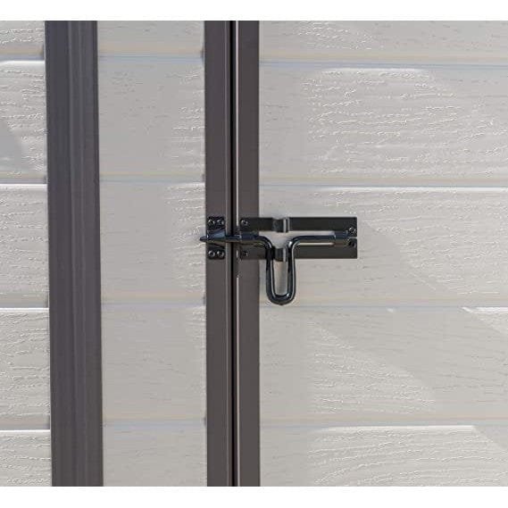 Keter 6′ x 4′ Manor Plastic Pent Garden Storage Shed – Beige - Image 4