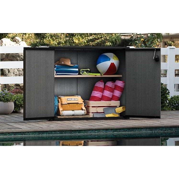 Keter Cortina Bella 4′ x 2′ Plastic Vertical Storage Shed - Image 7