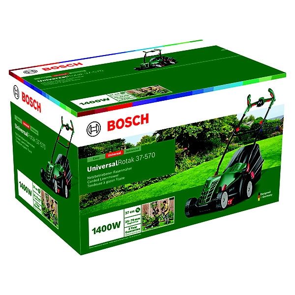 Bosch UniversalRotak 37-570 Corded Rotary Lawnmower - Image 4